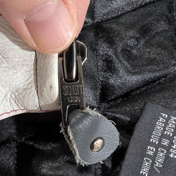 Schott NYC Rose 6 Leather racing leather jacket motorcycle streetwear - Small - Picture 5 of 16